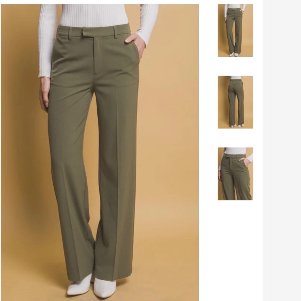 NWOT Women's Olive Green Formal Dress Pant, Size Small
